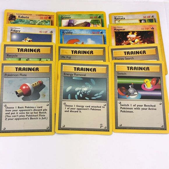 Pokemon Vintage Damaged Card Lot A - Picture 1 of 10
